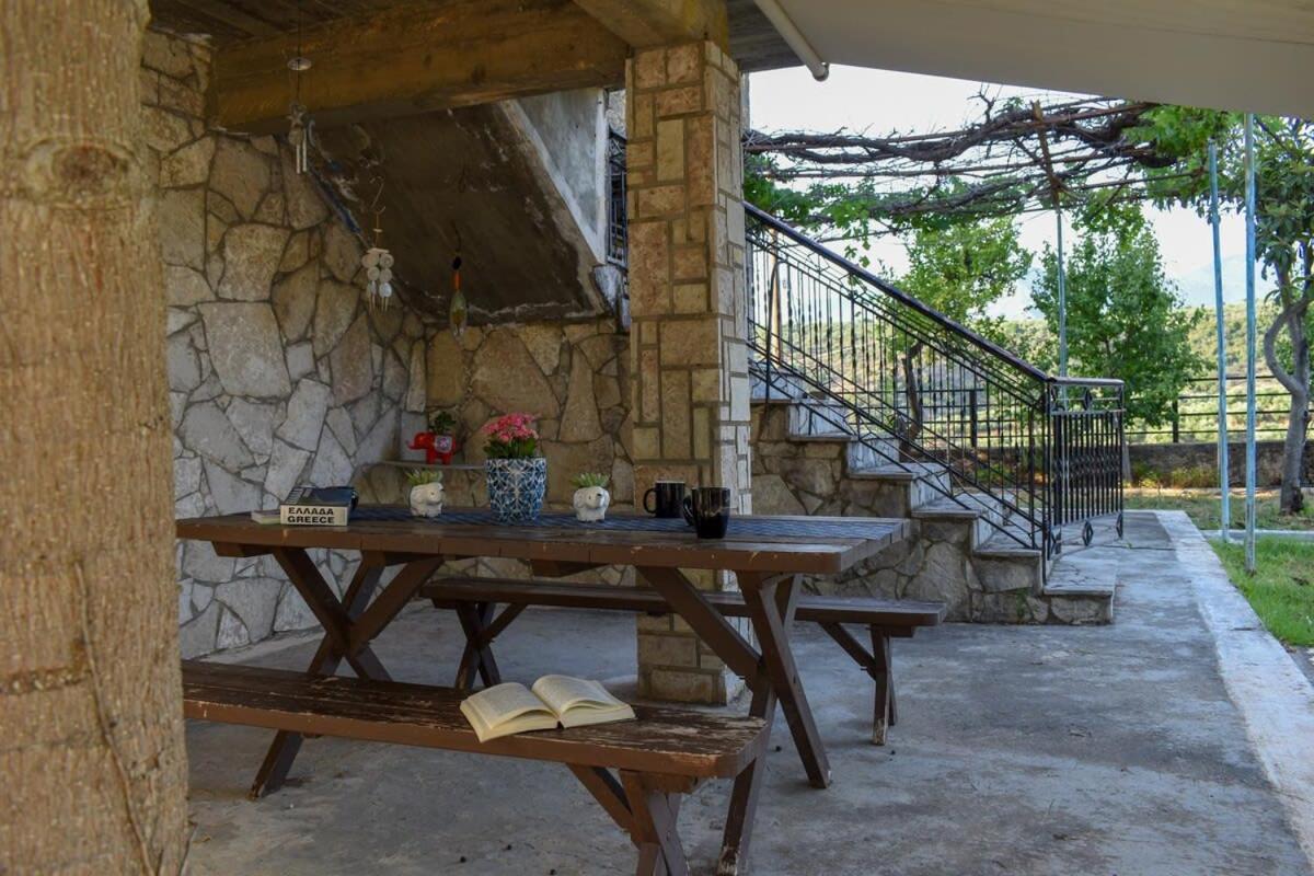 Coastal Stone Residence With Spectacular Scenery Kitriaí المظهر الخارجي الصورة